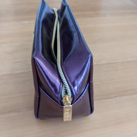 Tarte Metallic Purple Makeup Bag - Picture 3 of 3